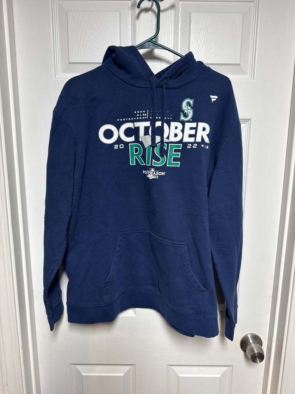 Seattle Mariners Fanatics 2022 Postseason October Rise Locker Room  Hoodie
